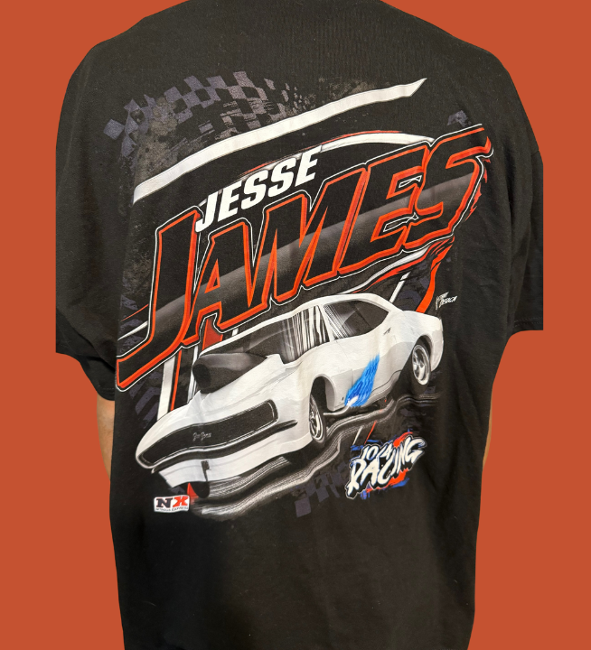 10/4 Racing "Jesse James" Unisex T-shirt (LARGE)